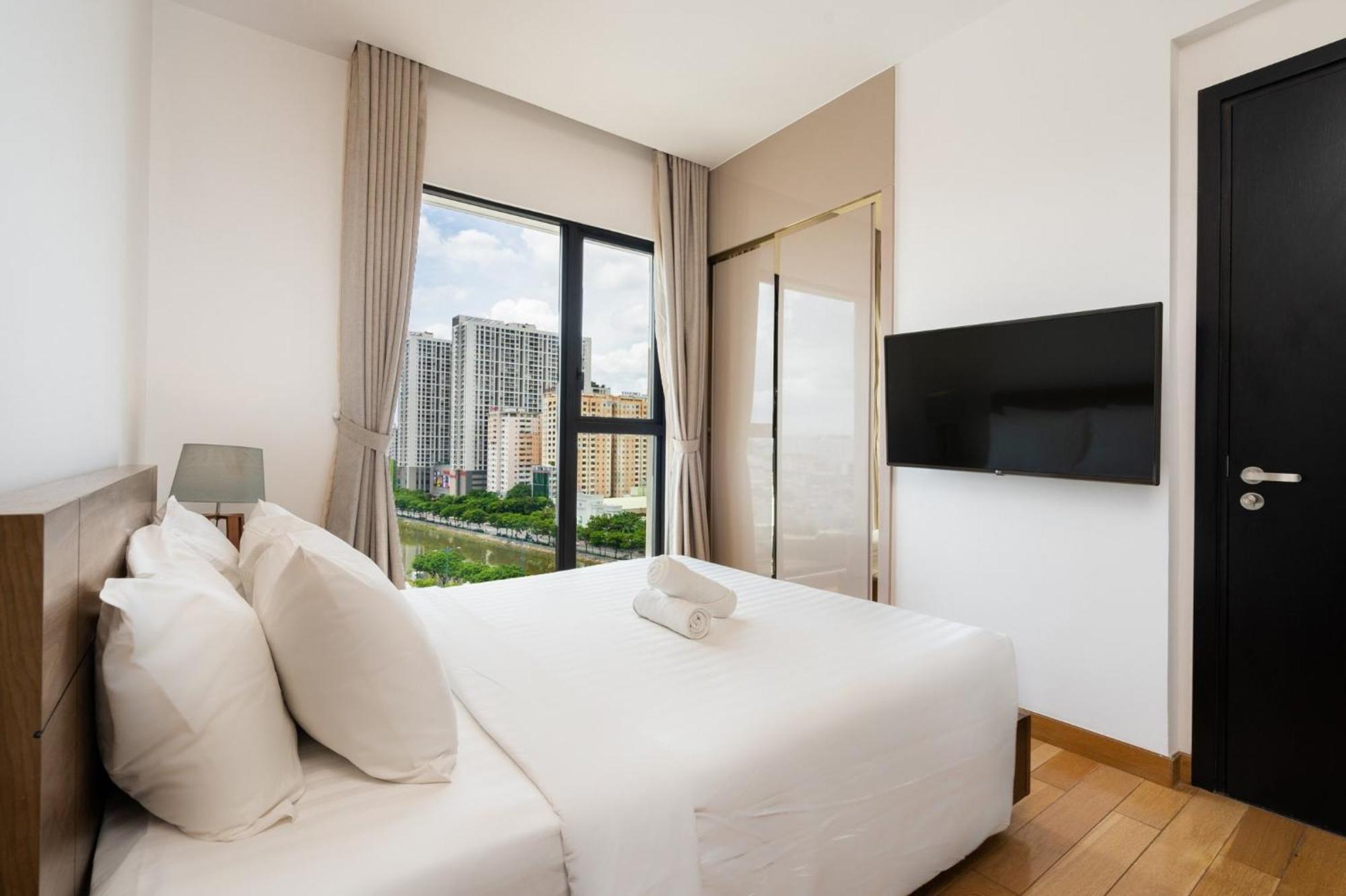 Luxury D1Mension In District 1 Freepoolsaunagym Bandar Ho Chi Minh Luaran gambar